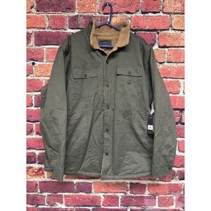 Roark Hebrides Jacket Men XXL High Pile Fleece Lined Snap Buttons NWT $139